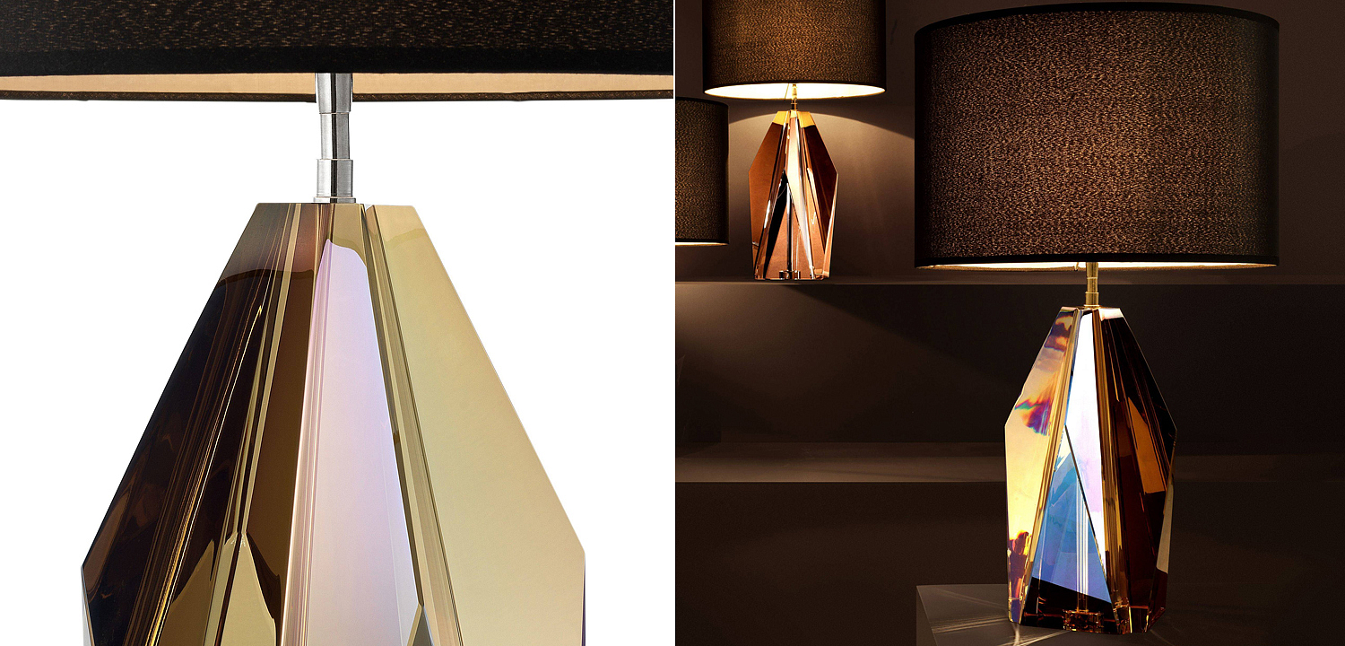 Настольная лампа Eichholtz Table Lamp Setai Amber Настольная лампа Eichholtz Table Lamp Setai Amber - Loft-Concept в Перми