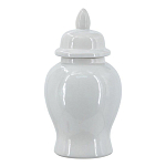 Ваза с крышкой однотонная Высота 31 см Chinoiserie Ceramics варинант исполнения - 12 | Loft Concept в Перми