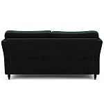Диван с обивкой из велюра зеленый Gibbs Dark Green Sofa варинант исполнения - 3 | Loft Concept в Перми