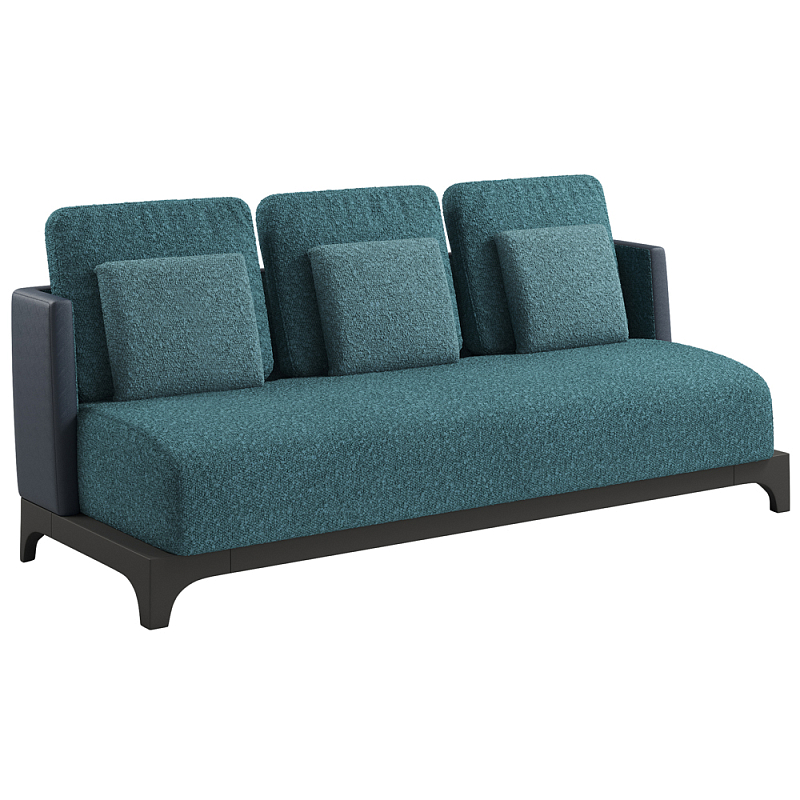 Современный Диван Belmont Sofa Бирюзовый Черный Современный Диван Belmont Sofa Бирюзовый Черный в Перми | Loft Concept