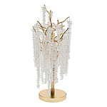 Лампа настольная со стеклянными подвесами цвет золото Light FAIRYTREE варинант исполнения - 1 | Loft Concept в Перми