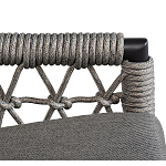 Кресло уличное темно-серое Street Bliss варинант исполнения - 4 | Loft Concept в Перми