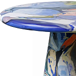 Дизайнерский журнальный стол с цветным орнаментом Unyly варинант исполнения - 3 | Loft Concept в Перми