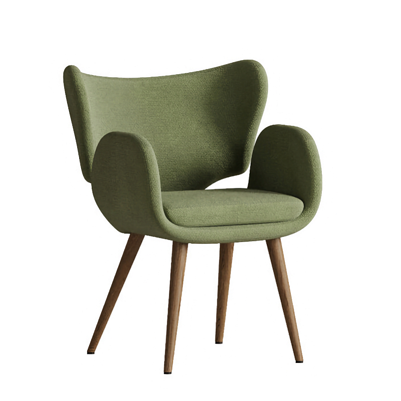 Стул Madina Green Зеленый Коричневый Стул Madina Green Зеленый Коричневый в Перми | Loft Concept