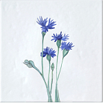 Плитка с узором Васильки варинант исполнения - 2 | Loft Concept в Перми