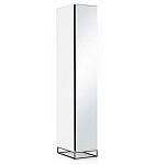 Шкаф-пенал белый с зеркальной дверцей Strict Lines варинант исполнения - 2 | Loft Concept в Перми