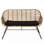 Кушетка плетеная из ротанга Wicker Сouch варинант исполнения - 1 | Loft Concept в Перми