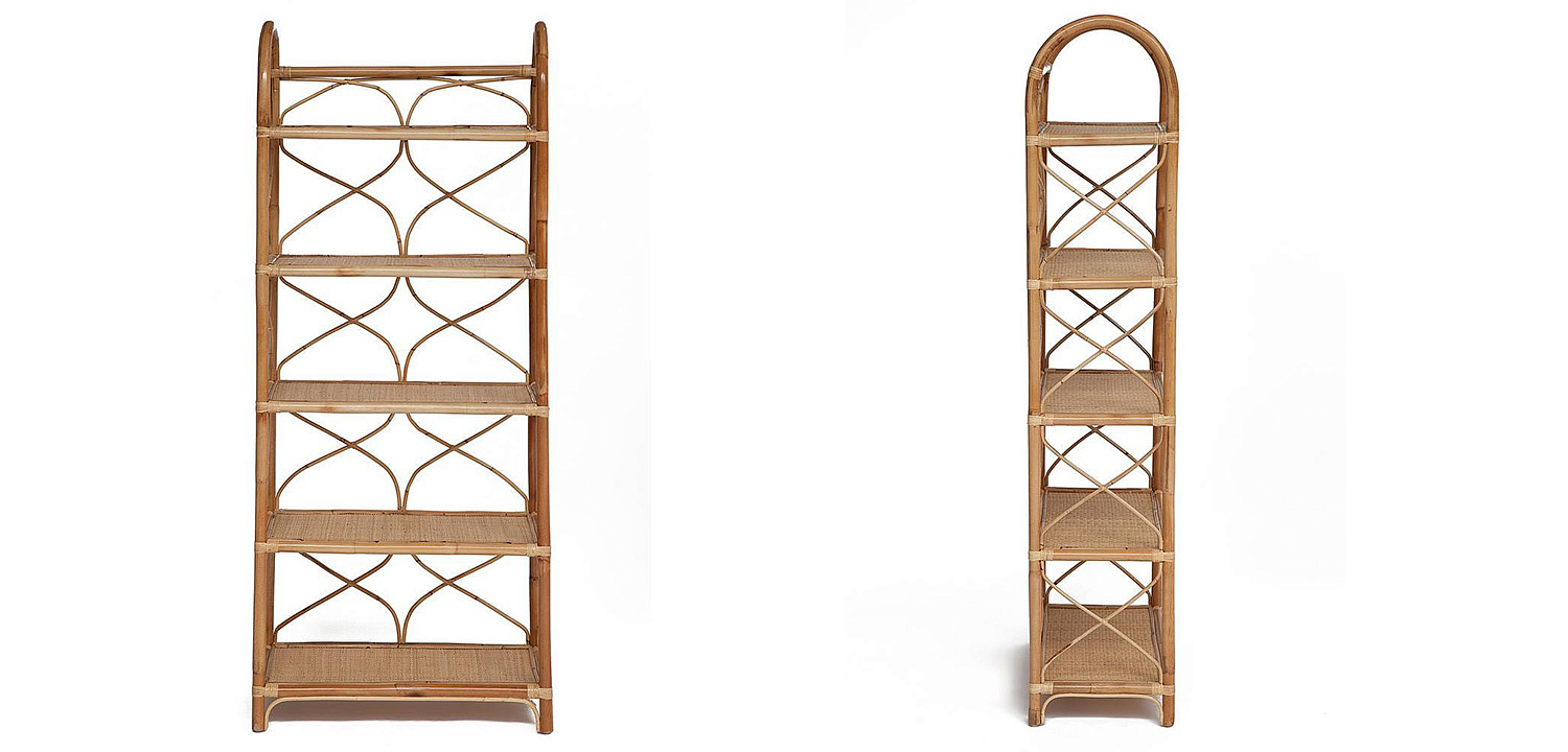 Этажерка Rattan Wicker Bookcase Этажерка Rattan Wicker Bookcase - Loft-Concept в Перми