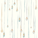 Мебельная ткань Велюр Raindrops White 145 см N 1003 варинант исполнения - 1 | Loft Concept в Перми