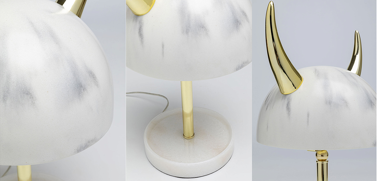 Настольная лампа Marble with Horns - Loft-Concept в Перми