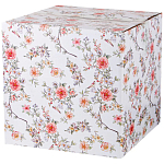 Набор посуды обеденный из фарфора на 6 персон 18 предметов Flower Porcelain Collection варинант исполнения - 3 | Loft Concept в Перми