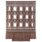 Панно Макраме коричневый цвет  варинант исполнения - 6 | Loft Concept в Перми