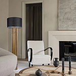 Торшер с металлическим золотым трубчатым основанием Fulgurite варинант исполнения - 1 | Loft Concept в Перми