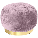 Круглый мягкий пуф Ambrose Soft Velour Pouf варинант исполнения - 1 | Loft Concept в Перми