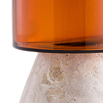 Высокая чаша из янтарного стекла Amber Marble Vase варинант исполнения - 2 | Loft Concept в Перми