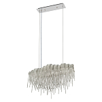 Люстра подвесная с металлическими цепочками и изогнутыми металлическими дугами 72 см Atlantis Chain варинант исполнения - 4 | Loft Concept в Перми