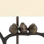 Настольная лампа Птицы на изогнутой ветке Lamp Tit варинант исполнения - 1 | Loft Concept в Перми