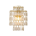 Бра с декором из натуральной морской ракушки Iridescent Light варинант исполнения - 1 | Loft Concept в Перми