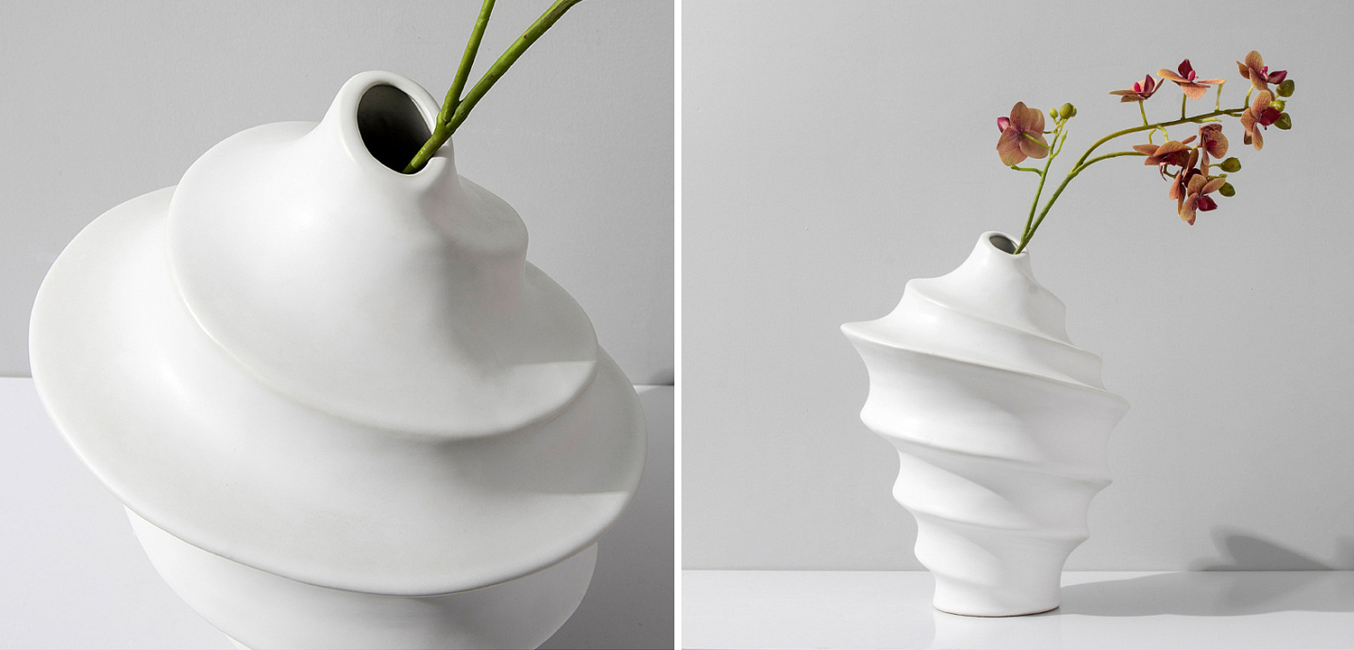 Ваза White Spiral Molecule Collection Vase Ваза White Spiral Molecule Collection Vase - Loft-Concept в Перми
