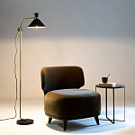 Торшер с поворотным плафоном Davy Brass Floor Lamp варинант исполнения - 6 | Loft Concept в Перми