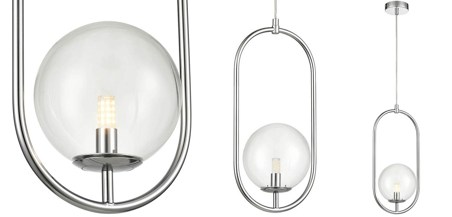 Подвесной светильник B.LUX C Ball oval chrome Подвесной светильник B.LUX C Ball oval chrome - Loft-Concept в Перми