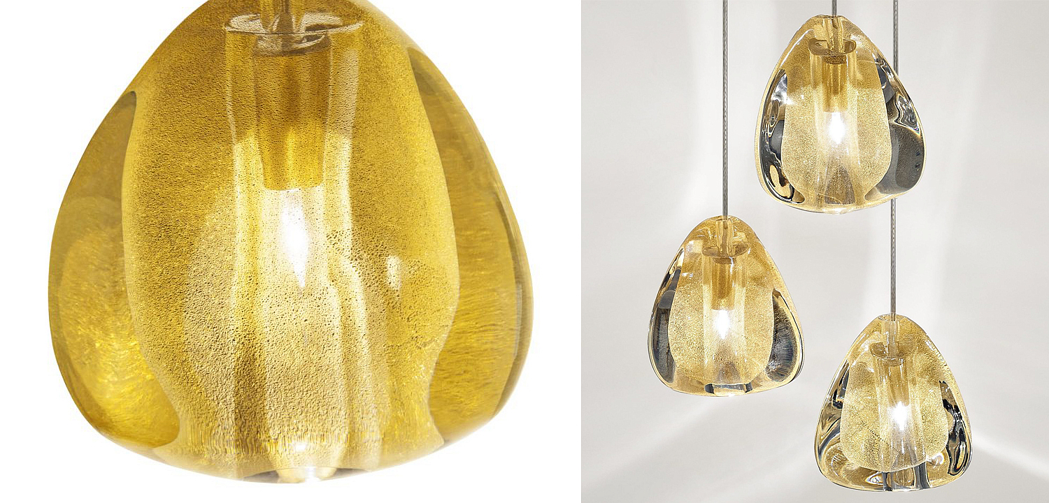 Подвесной светильник Mizu 1 Suspension Lamp Gold Подвесной светильник Mizu 1 Suspension Lamp Gold - Loft-Concept в Перми