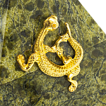 Шкатулка пирамида из натурального камня змеевик Stone Casket варинант исполнения - 3 | Loft Concept в Перми