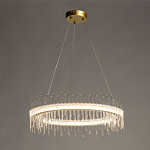 Люстра круглая с прозрачными стеклянными трубками 51 см Nembus варинант исполнения - 3 | Loft Concept в Перми