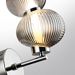 Бра с 2-мя рифлеными стеклянными шарами Marcelh Light варинант исполнения - 4 | Loft Concept в Перми