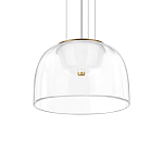 Подвесной светильник с куполообразным прозрачным стеклянным плафоном Grada Light варинант исполнения - 7 | Loft Concept в Перми