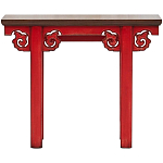 Деревянная консоль в китайском стиле красная Tang Console Table варинант исполнения - 1 | Loft Concept в Перми
