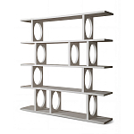 Белый дизайнерский Стеллаж Ring White Wood Bookcase варинант исполнения - 1 | Loft Concept в Перми
