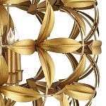 Люстра в форме шара из золотых лепестков Hanging Flowers варинант исполнения - 2 | Loft Concept в Перми