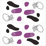 Плитка с узором Камни варинант исполнения - 1 | Loft Concept в Перми