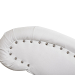 Кушетка белая с мягкой обивкой из велюра Michael Couch варинант исполнения - 5 | Loft Concept в Перми