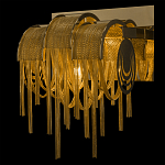 Бра с перфорированными металлическими дугами и цепочками 22 см Atlantis Chain варинант исполнения - 6 | Loft Concept в Перми