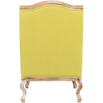 Кресло из натурального бука бежевое с изображением птиц и цветов Beige Green Chinoiserie Garden Armchair варинант исполнения - 2 | Loft Concept в Перми