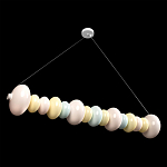 Подвесной светильник светодиодный горизонтальный в виде ожерелья из пастельных сфер Pastel Lunaria Horizon  варинант исполнения - 3 | Loft Concept в Перми