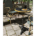 Кресло плетеное из ротанга Ronald Black White Rattan Chair варинант исполнения - 9 | Loft Concept в Перми