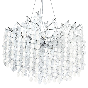 Люстра с круглыми хрустальными подвесками Fairytree Chrome Crystal Branches Chandelier 10