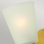 Бра с белым матовым стеклянным плафоном и тремя декоративными шарами Hinkley варинант исполнения - 9 | Loft Concept в Перми