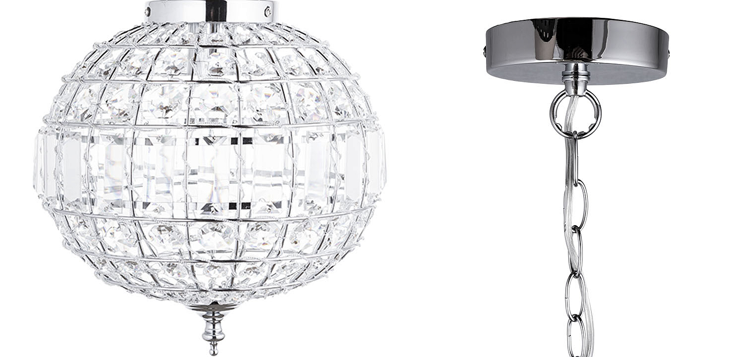 Подвесной светильник Casbah Crystal silver 30 Подвесной светильник Casbah Crystal silver 30 - Loft-Concept в Перми
