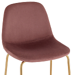 Барный стул на золотистых ножках VENDRAMIN Pink варинант исполнения - 6 | Loft Concept в Перми