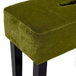 Мягкий  пуф на черных ножках Winton Pouf варинант исполнения - 4 | Loft Concept в Перми