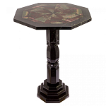 Кофейный стол из натуральных камней Змеевик и Яшма Natural Stone Tables варинант исполнения - 1 | Loft Concept в Перми