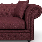 Мебельная ткань Шенилл бордовый цвет 138 см T4-38 варинант исполнения - 8 | Loft Concept в Перми