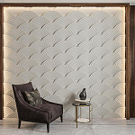 Гипсовая 3D Панель Aura варинант исполнения - 1 | Loft Concept в Перми