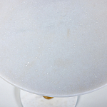 Кофейный столик с белой мраморной столешницей Clipper варинант исполнения - 2 | Loft Concept в Перми