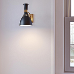 Бра с плафоном в форме песочных часов с узкими перфорированными отверстиями Feiss варинант исполнения - 7 | Loft Concept в Перми