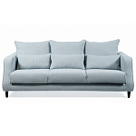 Диван Seldon с мягкими подушками голубое букле варинант исполнения - 7 | Loft Concept в Перми